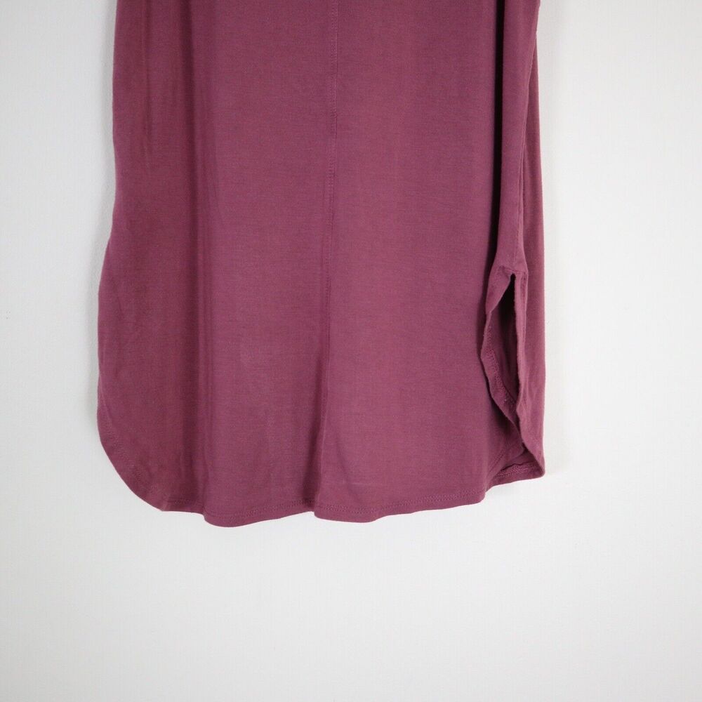Aritzia Babaton Size XS Zayn Tank Top Jersey V-Neck Plum Purple - Picture 9 of 9